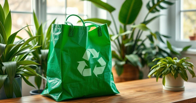 Sacola reciclada verde é a escolha sustentável que transforma seu dia a dia Sacola reciclada verde é a escolha sustentável que transforma seu dia a dia