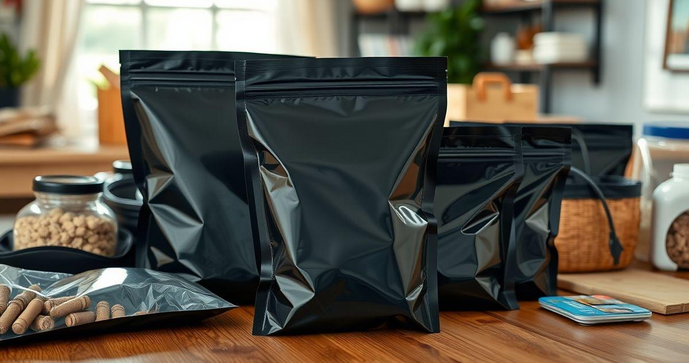 Saco Zip Lock Preto é Ideal para Armazenamento e Organização Saco Zip Lock Preto é Ideal para Armazenamento e Organização