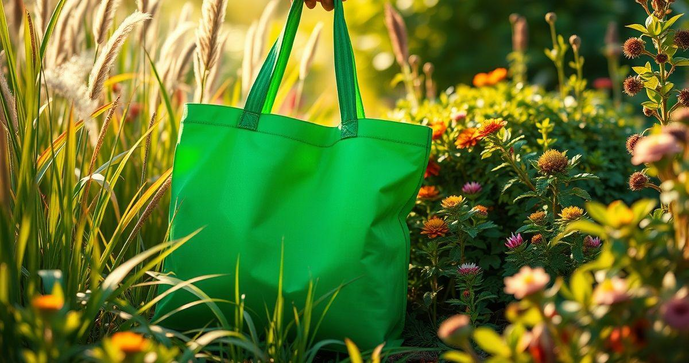 Transforme seu Estilo com a Sacola Reciclada Verde: Sustentabilidade e Estilo! Transforme seu Estilo com a Sacola Reciclada Verde: Sustentabilidade e Estilo!