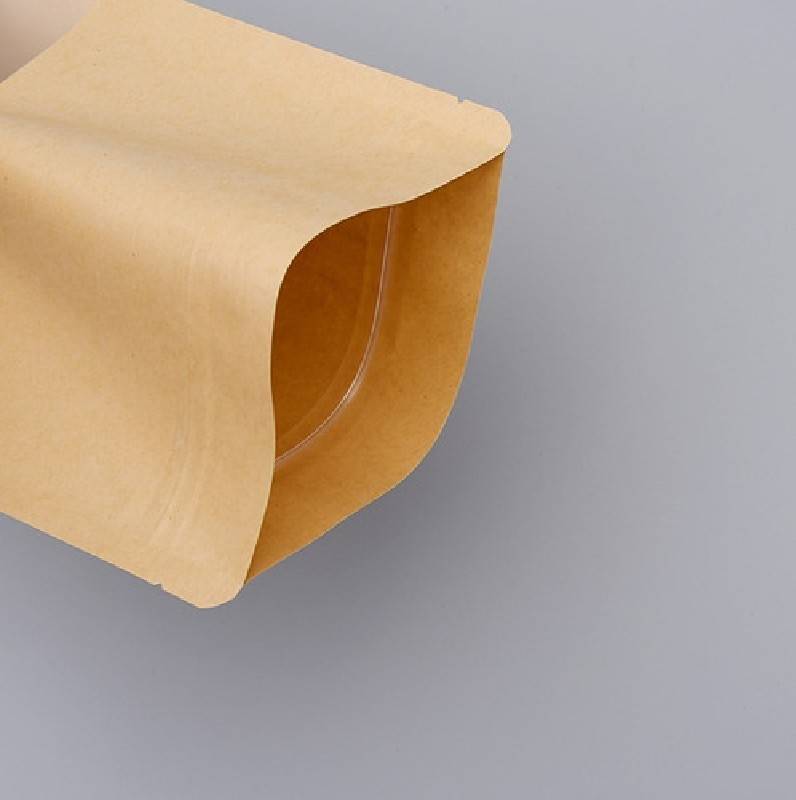 Saco kraft com zip lock