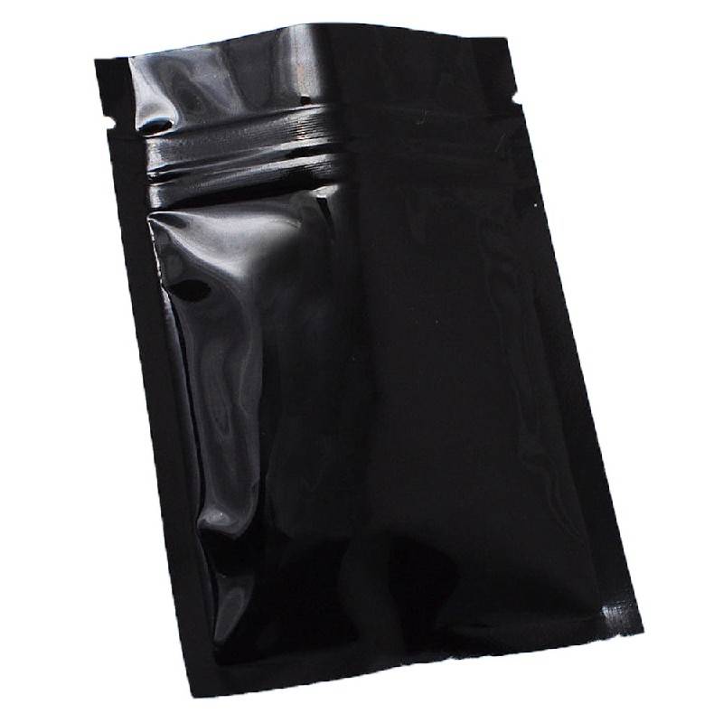 Saco zip lock preto