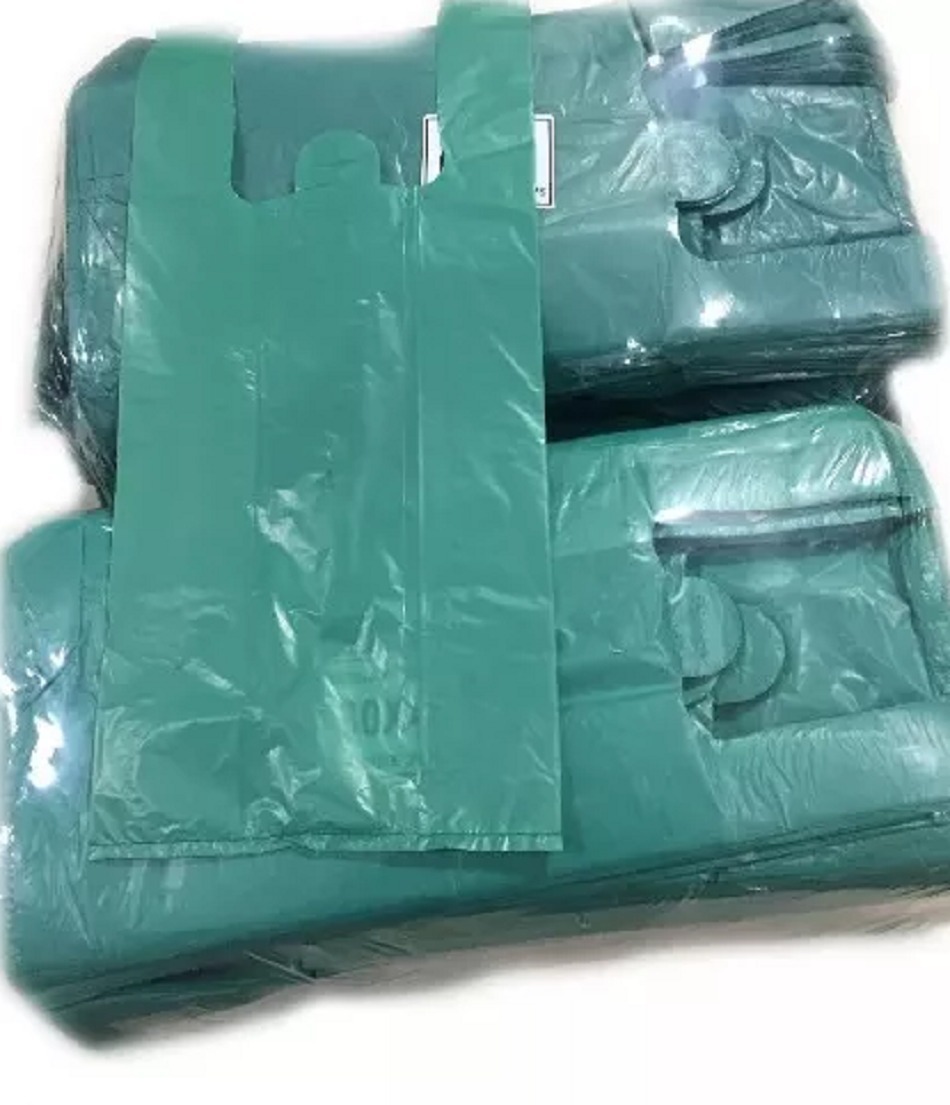 Sacolas recicladas alça camiseta